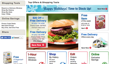 Jewel-Osco Home Delivery Microsite